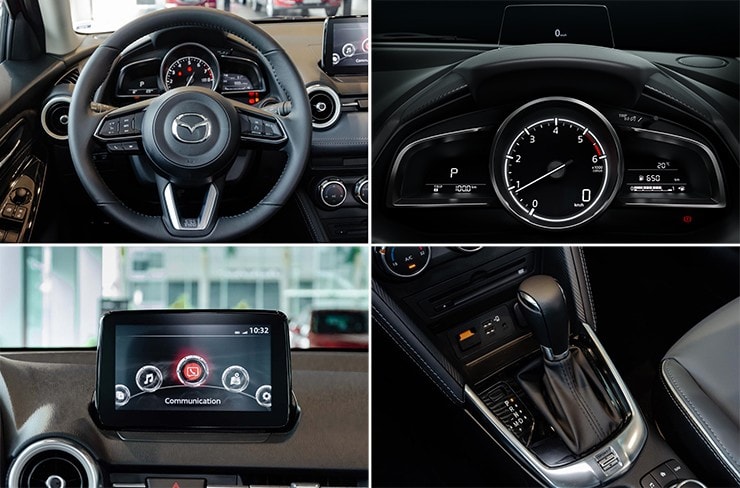 Hệ thống Mazda Connect với cụm nút xoay trung tâm đặc trưng của thương hiệu