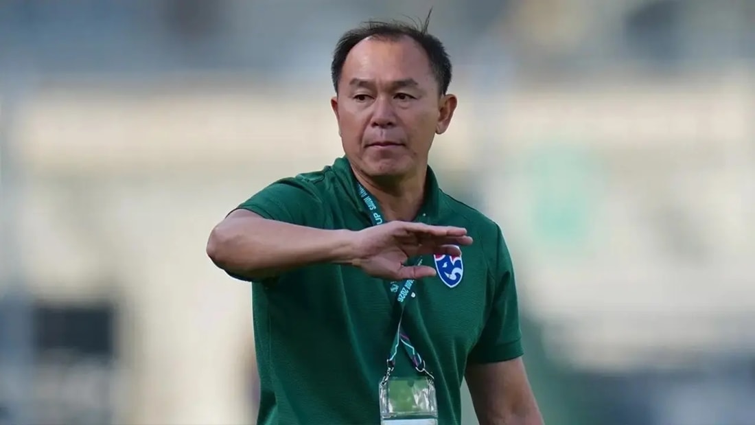 HLV Thawatchai Damrong tiếc nuối khi chỉ thắng U23 Việt Nam 1-0.