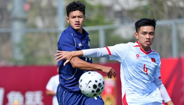 U23 Thái Lan ăn mừng bàn thắng sớm trước U23 Việt Nam