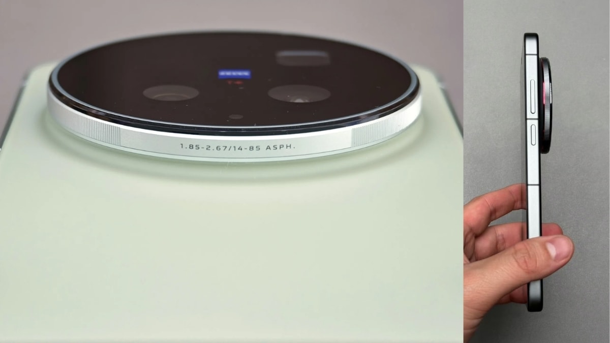 Hình ảnh trên tay thực tế vivo X300 Ultra với thiết kế màn hình phẳng và cụm camera lớn