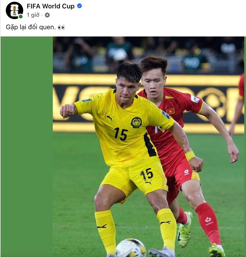 Động thái đáng chú ý từ FIFA trên mạng xã hội.