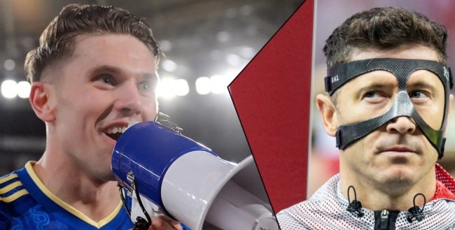 Viktor Gyokeres và Robert Lewandowski trong cuộc so tài sắp tới.