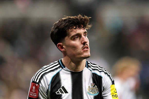 Tino Livramento trong màu áo Newcastle United.
