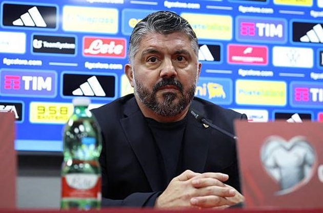 Một mình Gennaro Gattuso không thể cứu rỗi tuyển Ý.