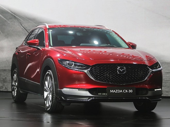 Thiết kế đầu xe Mazda CX-30 với lưới tản nhiệt tổ ong