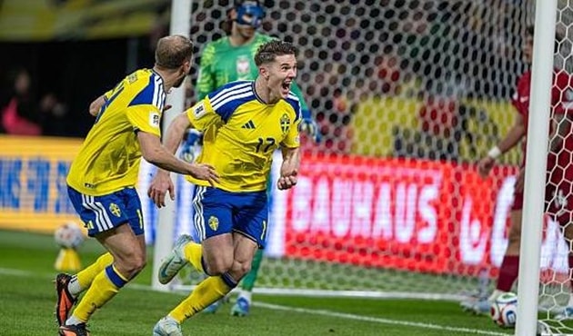 Thụy Điển đánh bại Ba Lan với tỷ số chung cuộc 3-2.