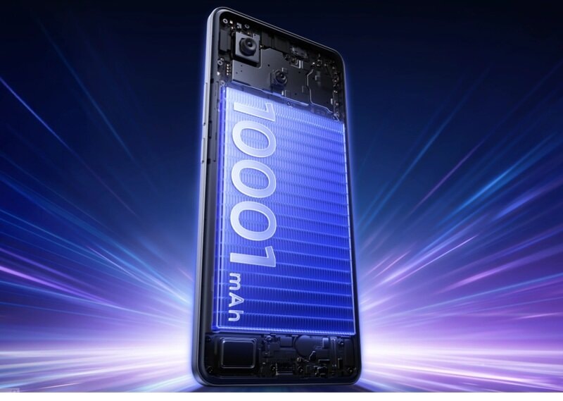 Viên pin 10.001 mAh trên Realme P4 Power 5G