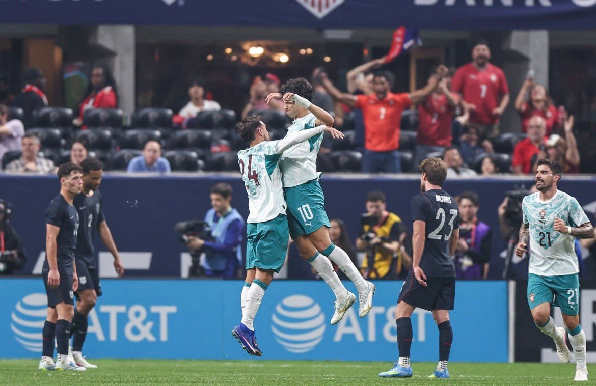 Bồ Đào Nha đã có chiến thắng thuyết phục trước đội tuyển Mỹ trong trận giao hữu.