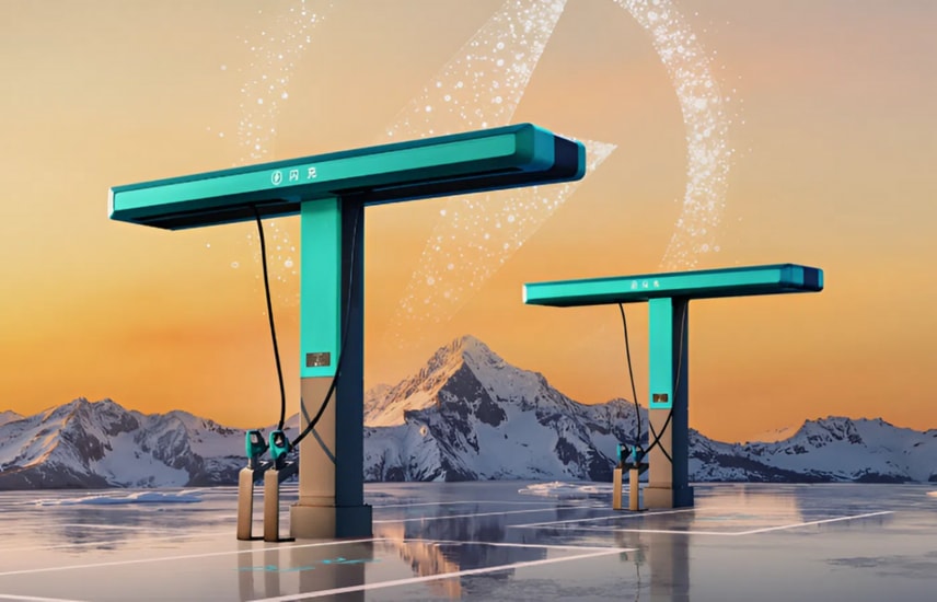 Trạm sạc nhanh BYD tại khu vực Lanzhou tỉnh Gansu