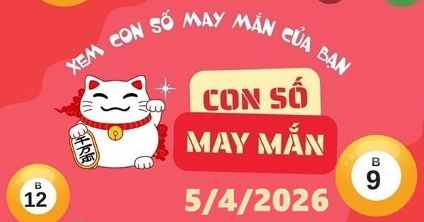 Bảng con số may mắn hôm nay