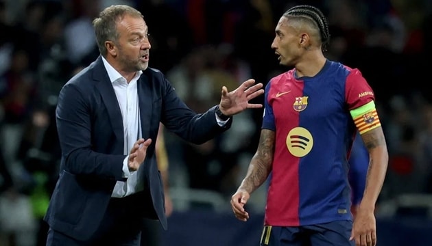 Vắng Raphinha là tổn thất lớn với Hansi Flick.