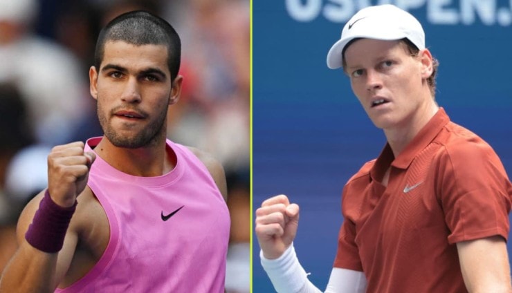 Carlos Alcaraz và Jannik Sinner tại Monte Carlo Masters 2026