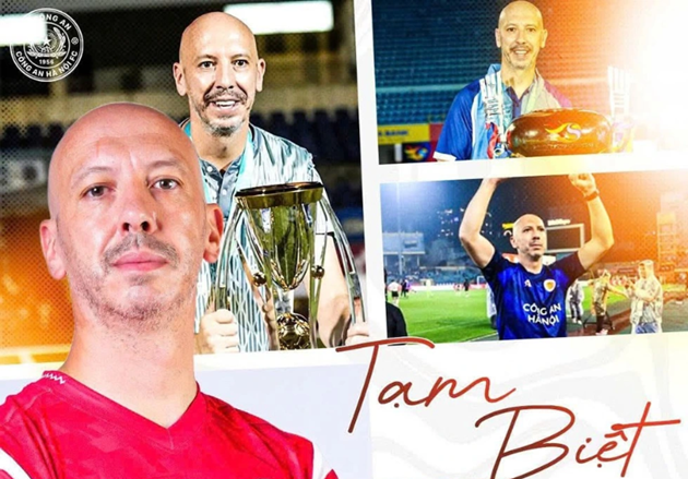 Trợ lý HLV Luis Viegas chính thức chia tay CLB Công an Hà Nội