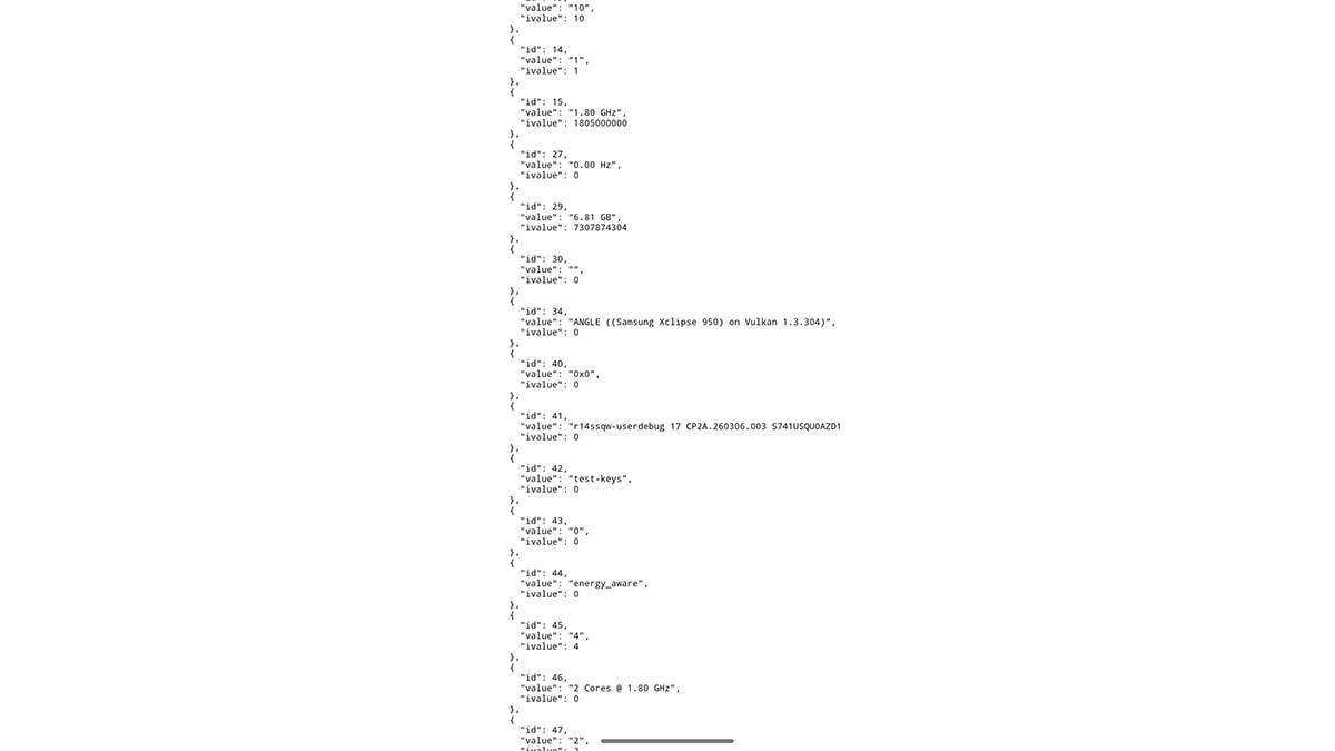 Thông số cấu hình rò rỉ của Galaxy S26 FE cho thấy máy sử dụng chip Exynos 2500