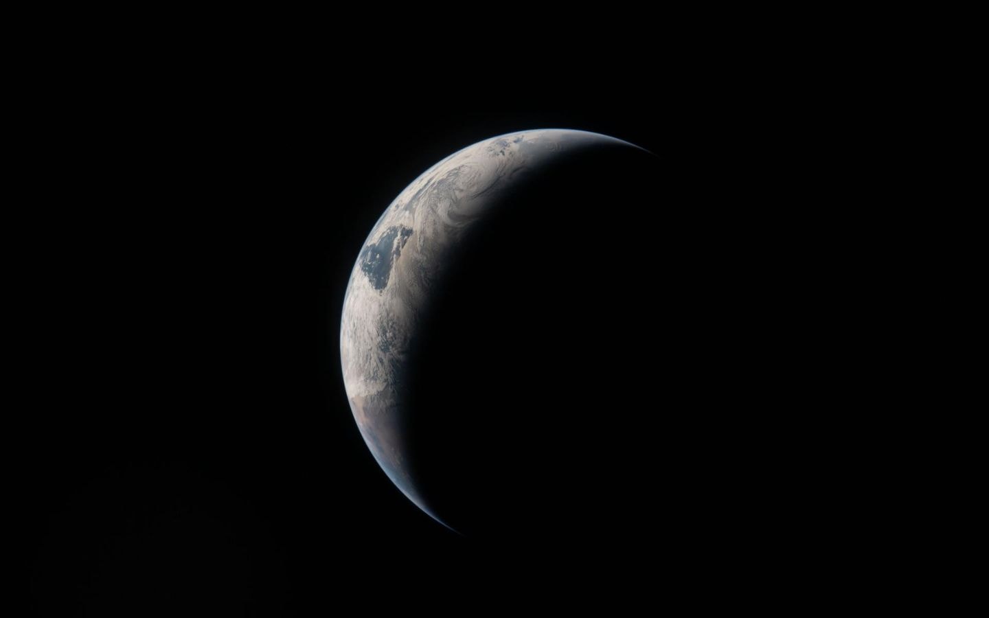 Hình chụp Trái Đất từ tàu Orion