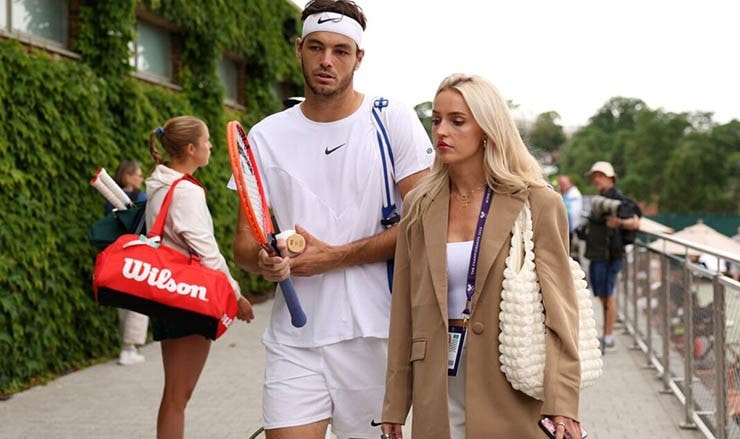 Taylor Fritz và bạn gái đã chia tay?