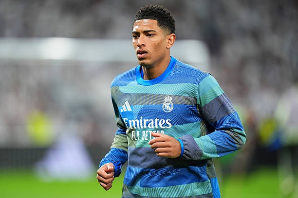 Jude Bellingham trong buổi tập của Real Madrid