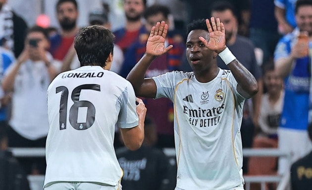 Vinicius Jr chỉ cân nhắc chuyển đến Premier League hoặc PSG nếu rời Real Madrid.
