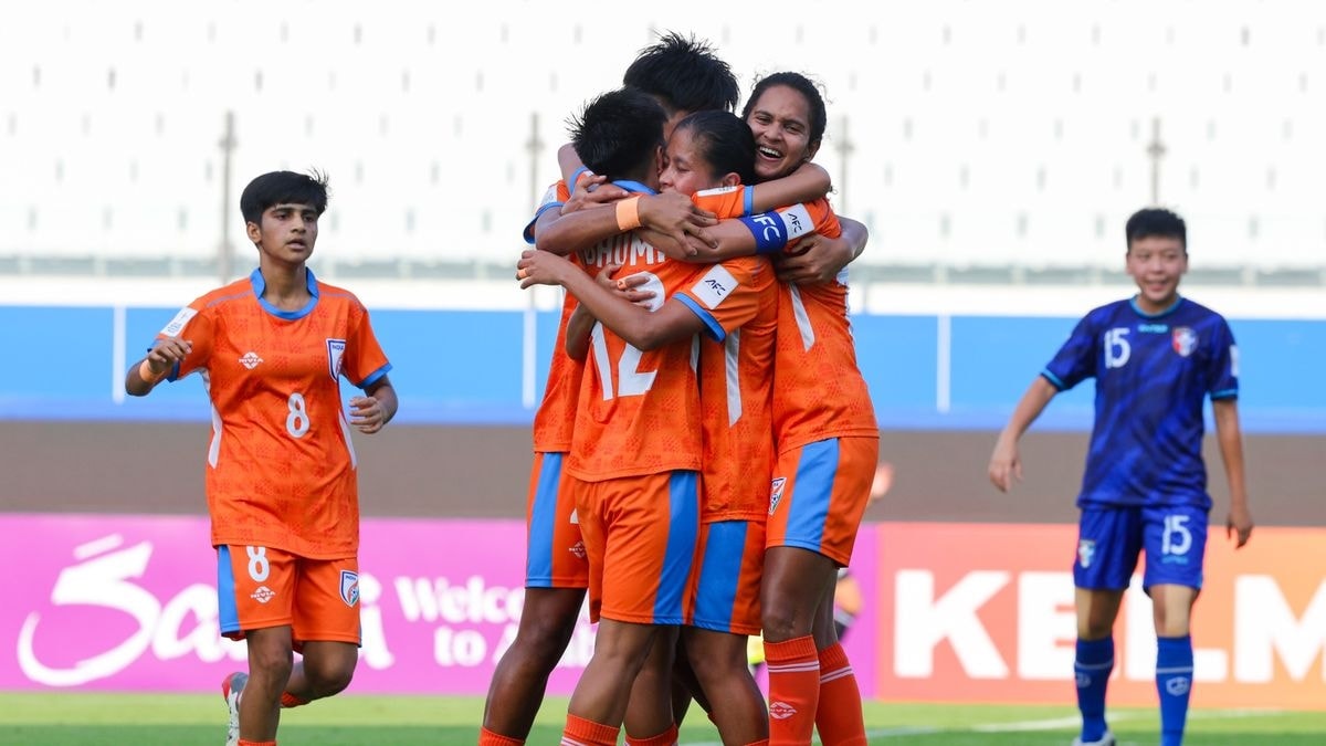 Chiến thắng của U20 nữ Ấn Độ trước Đài Bắc Trung Hoa giúp Việt Nam giành vé đi tiếp.