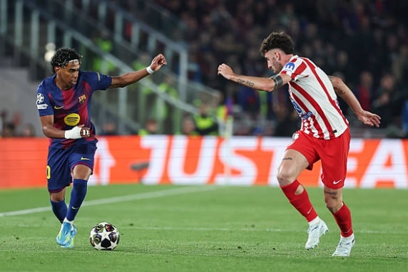 Lamine Yamal thi đấu nỗ lực trước Atletico Madrid