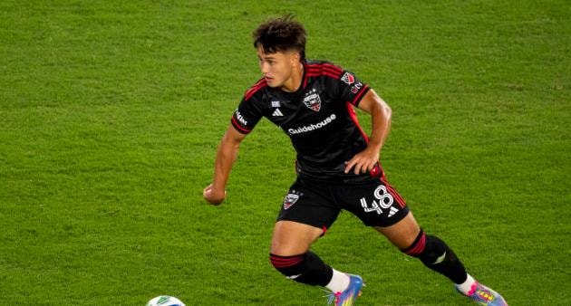 Gavin Turner trong màu áo D.C United.