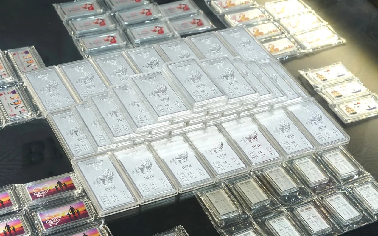 Giá bạc hôm nay 9/4/2026: Giảm 3 triệu/kg