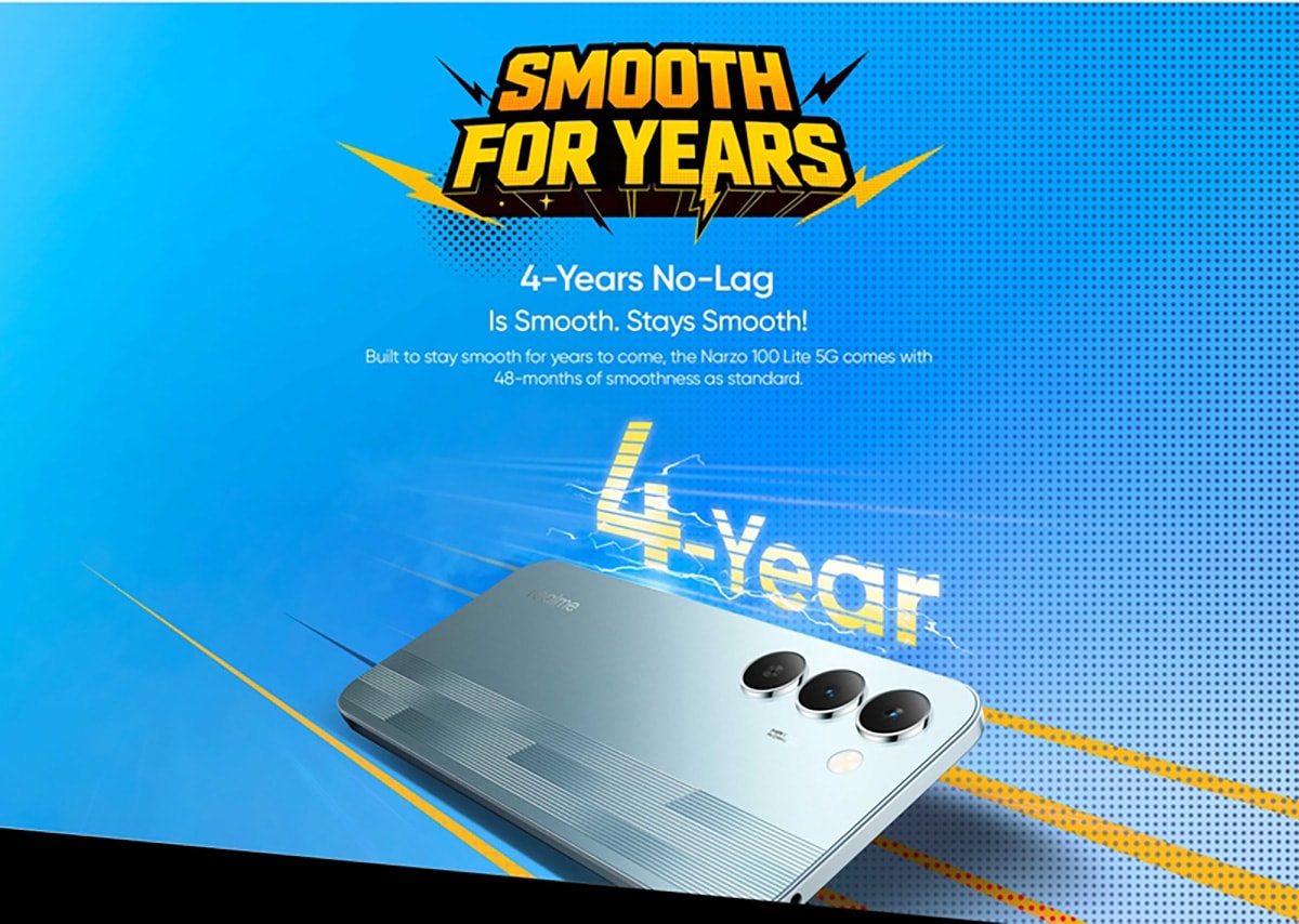 Hiệu năng mượt mà của realme Narzo 100 Lite 5G