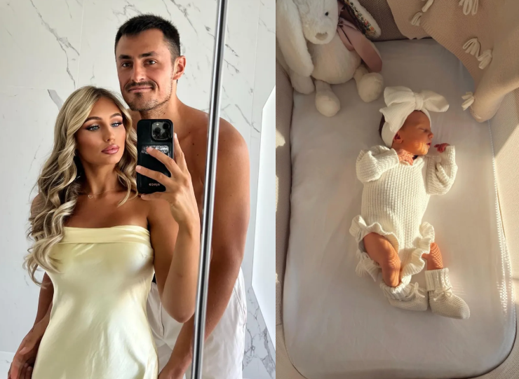 Bernard Tomic và gia đình nhỏ Bernard Tomic hạnh phúc bên bạn gái và con gái đầu lòng Astara Aurelia Tomic