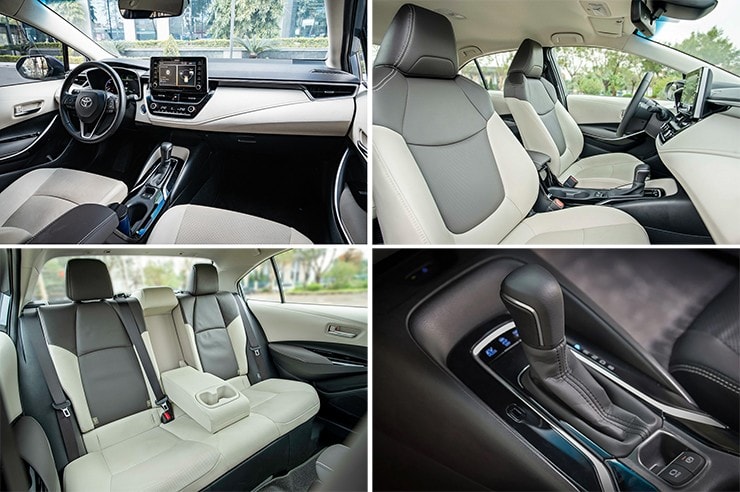 Nội thất xe Toyota Corolla Altis 2026