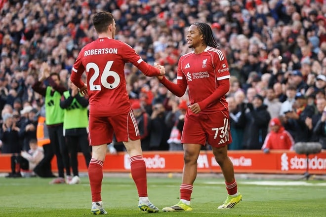 Rio Ngumoha được kỳ vọng sẽ trở thành nhân tố bí ẩn của Liverpool trong trận lượt về tại Anfield.