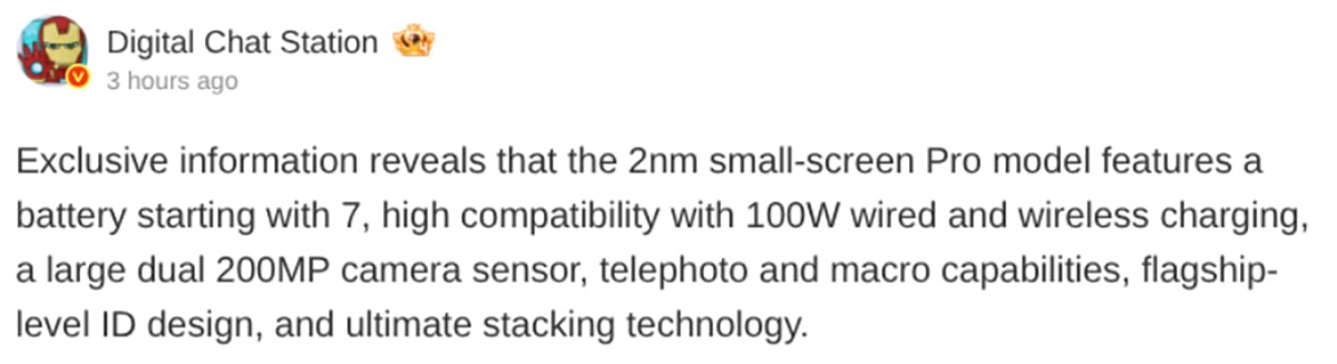 Thông tin Xiaomi 18 Pro được chia sẻ bởi nguồn uy tín