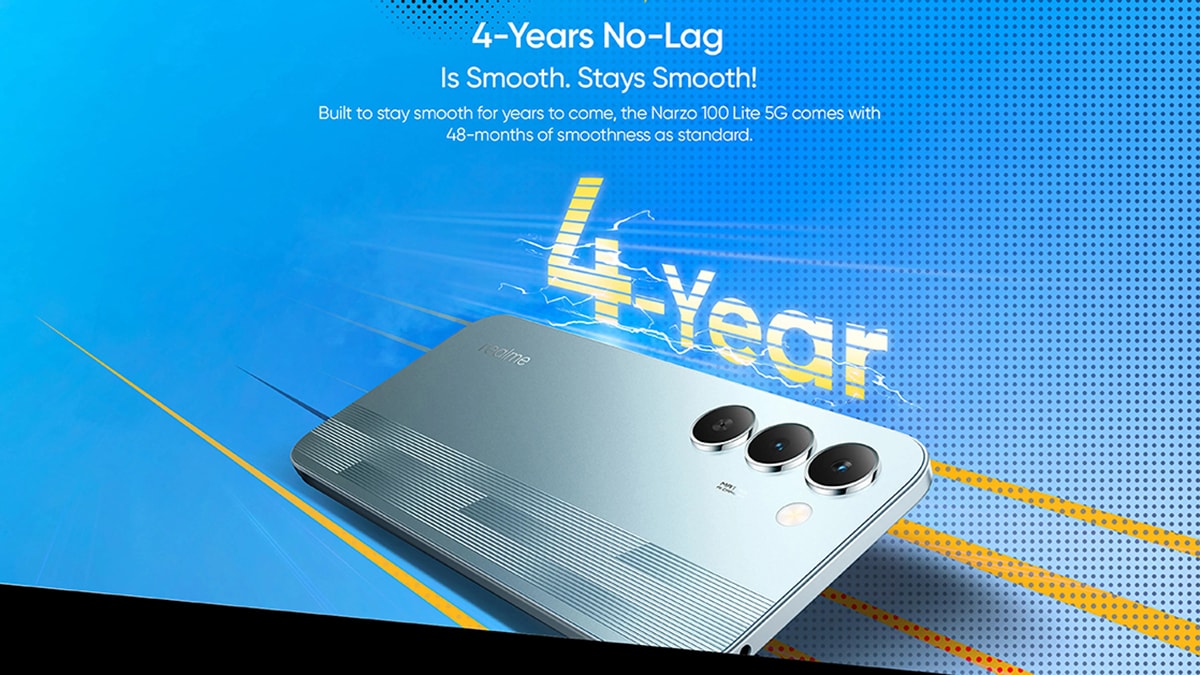 Độ bền của realme Narzo 100 Lite 5G được chú trọng với lớp bảo vệ ArmorShell