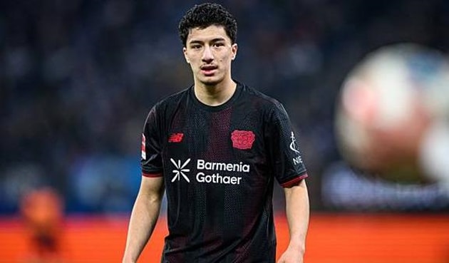 Ibrahim Mazza gây ấn tượng trong màu áo Bayer Leverkusen.