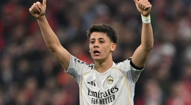 Arda Guler tỏa sáng trong trận đấu giữa Real Madrid và Bayern Munich