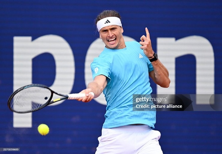 Alexander Zverev thi đấu đầy quyết tâm tại Munich Open