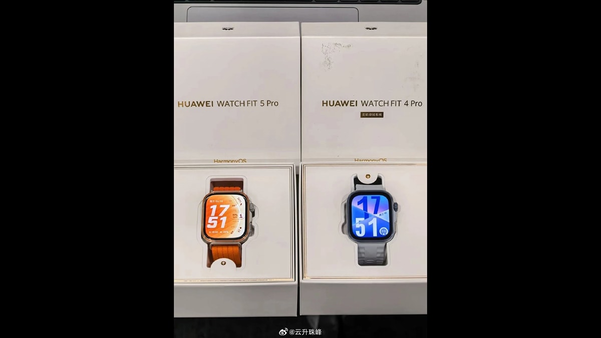 Cận cảnh màn hình Huawei Watch Fit 5 Pro với viền bezel siêu mỏng