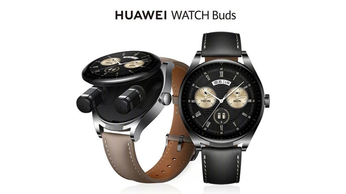 Huawei Watch Buds thế hệ đầu tiên với thiết kế tích hợp tai nghe độc đáo dưới màn hình