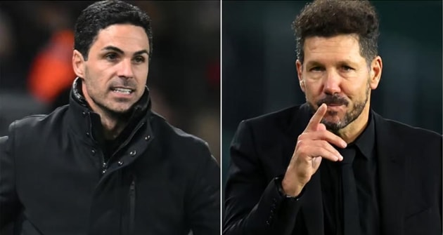 Diego Simeone sẽ mang lại nhiều khó khăn cho Mikel Arteta.