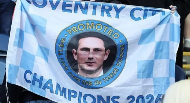 Frank Lampard mang đến luồng sinh khí mới cho Coventry.
