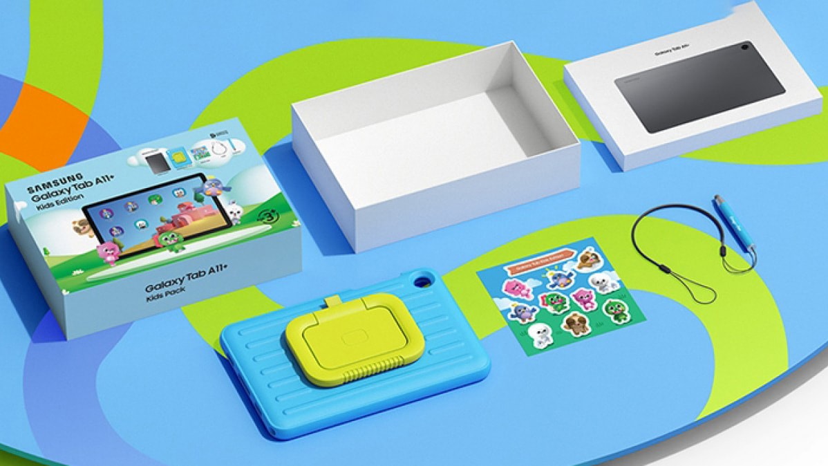 Giao diện Samsung Kids trên máy tính bảng