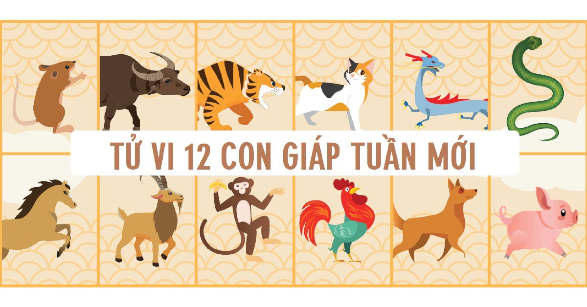 Tử vi tuần mới 12 con giáp từ 20/4 - 26/4: Tý đi xuống, Dần công việc phát triển