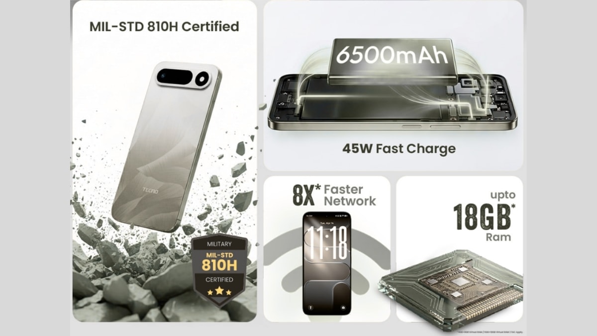 TECNO POP X 5G đạt chứng nhận kháng bụi và nước chuẩn IP64