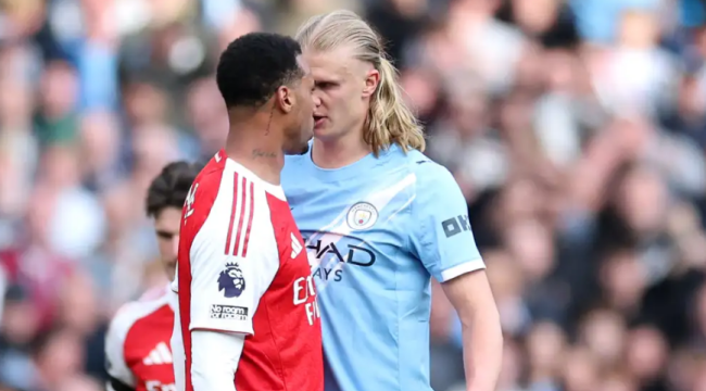 Cuộc đối đầu giữa Gabriel và Haaland.