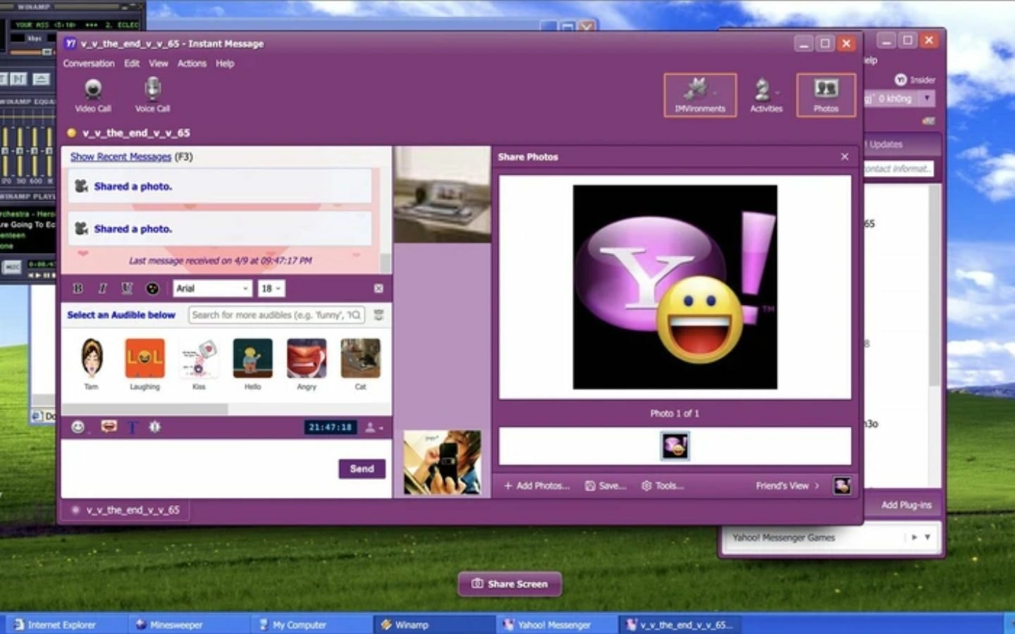 Giao diện Yahoo Chat Comeback tái hiện phong cách Windows XP và Yahoo Messenger