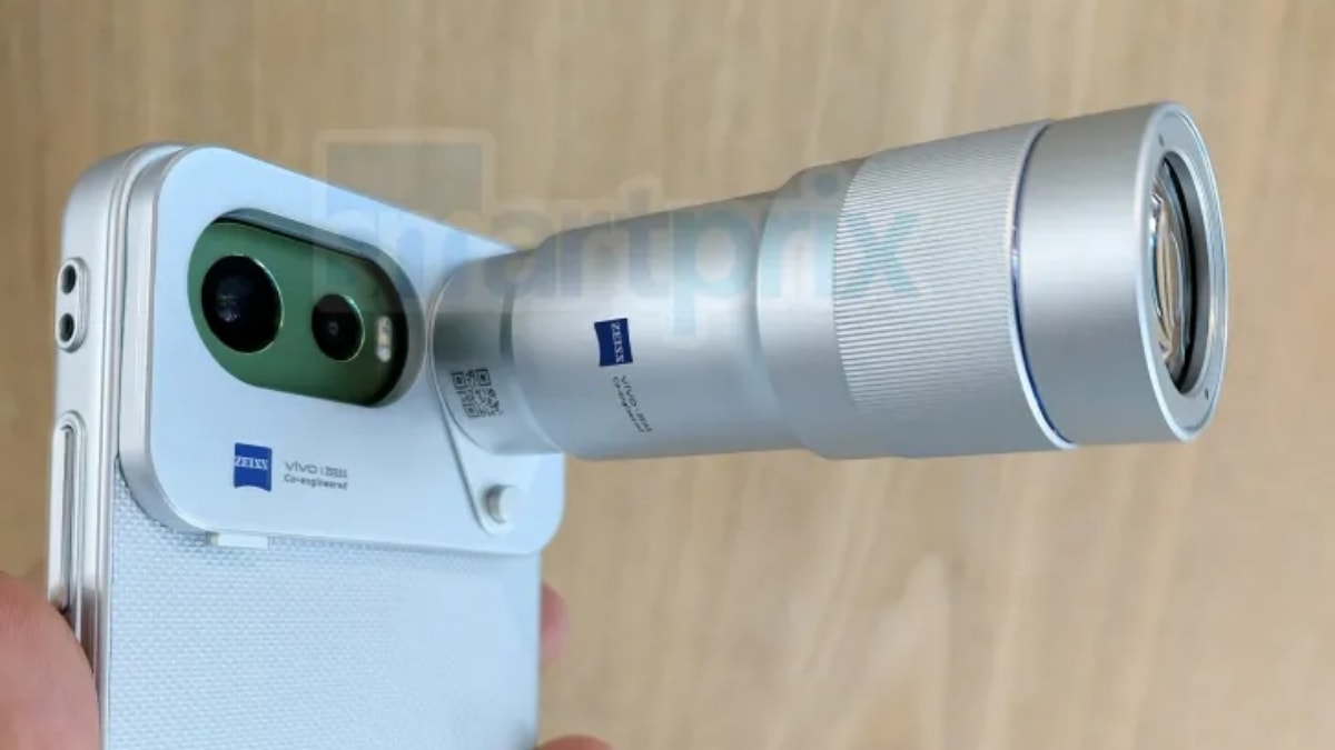 Phụ kiện ống kính Zeiss kết nối từ tính chắc chắn vào mặt lưng vivo X300 FE