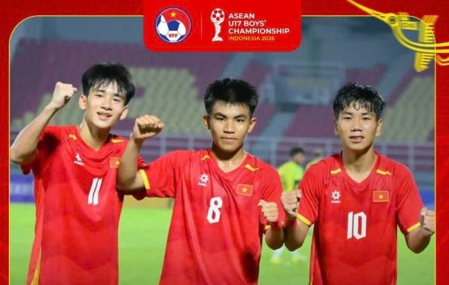 U17 Việt Nam xuất sắc đánh bại Malaysia