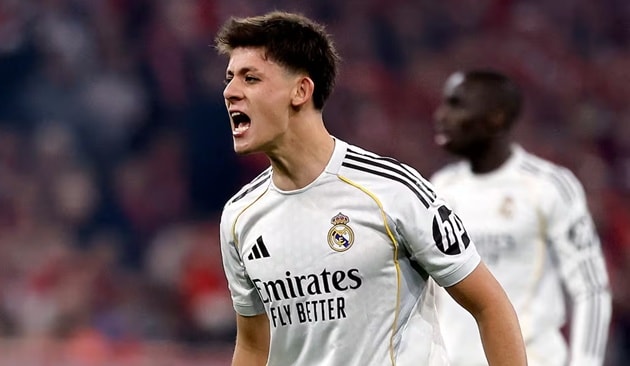 Tiền vệ Arda Guler của Real Madrid đang nằm trong tầm ngắm của Arsenal.