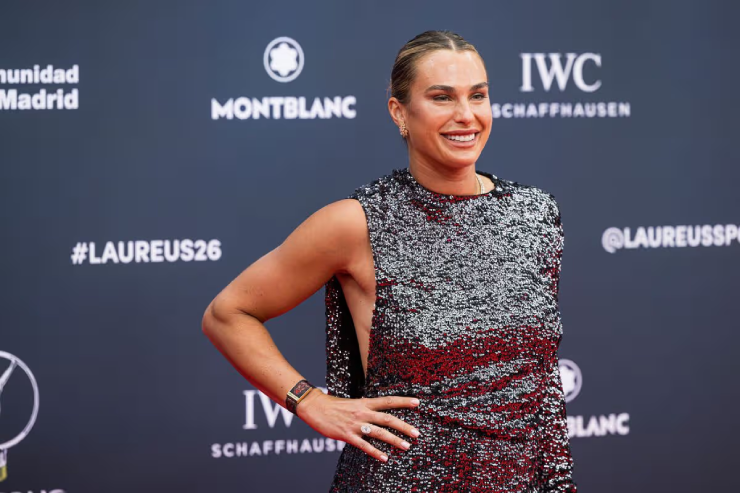 Aryna Sabalenka xuất hiện lộng lẫy tại lễ trao giải Laureus World Sports Awards 2026