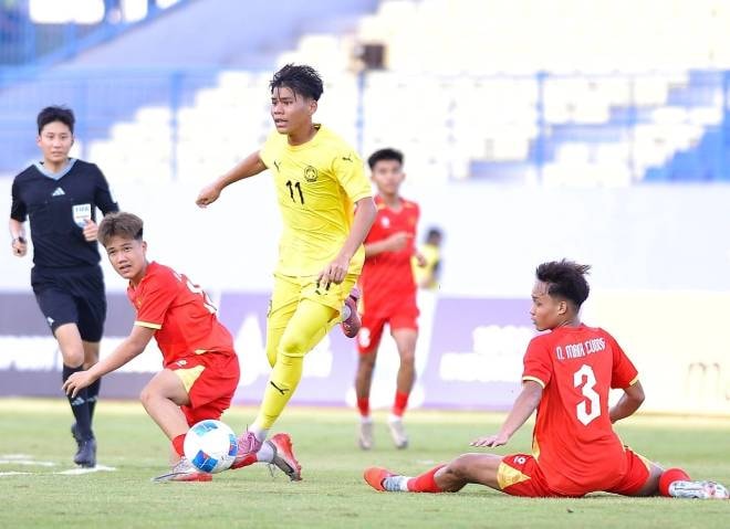 Malaysia sử dụng lực lượng U15, U16 cho giải đấu U17 Đông Nam Á năm nay. Ảnh: FAM.