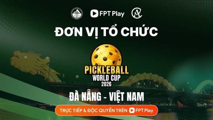 Giải Pickleball World Cup 2026 dự kiến quy tụ hơn 4.000 vận động viên đến Việt Nam